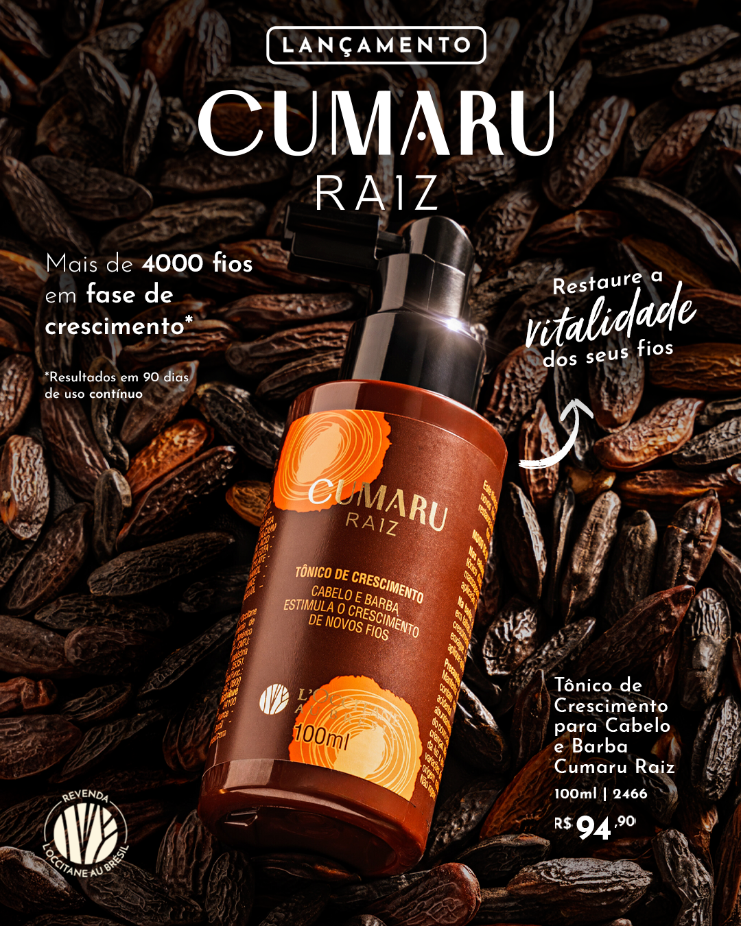 Balsamo Pós Barba Cumaru Raiz 100ml - Imagem 2
